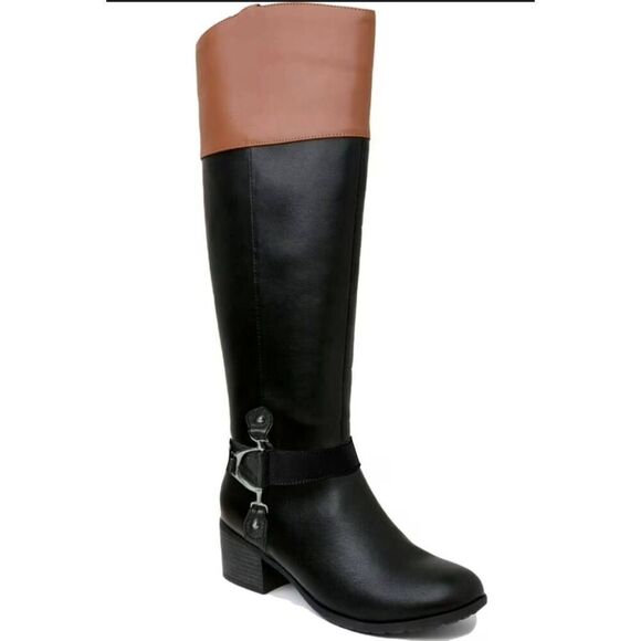 ALEX MARIE Taylour Tall Leather Riding Boot Size 8.5M - Picture 1 of 9